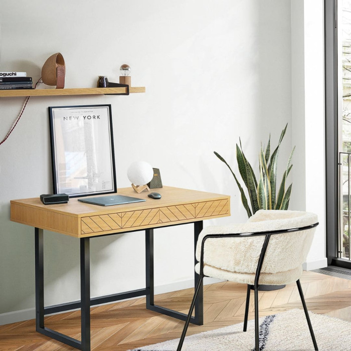 Camden Herringbone writing desk (oak)
